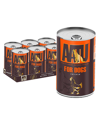 AATU CHIEN 90/10 POULET (400G X 6)